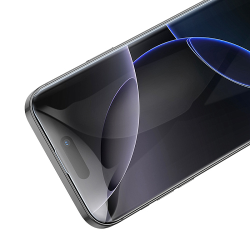 Защитное стекло для iPhone 16 Pro Max, G777, HOCO, anti-static, черное