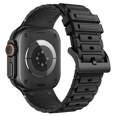 Ремешок на руку для Apple Watch 44/45/46/49 мм, HOCO, WA35, силиконовый, черный