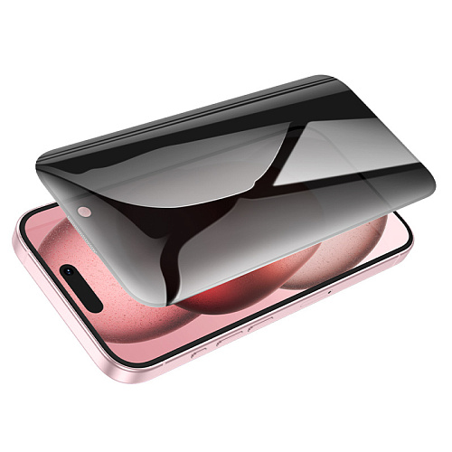 Защитное стекло для iPhone 15 Pro, A38, HOCO, 360-degree Privacy, черное