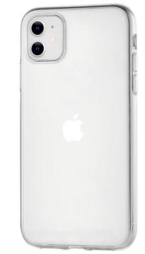 Чехол силиконовый для iPhone 11 (6.1), X-CASE, прозрачный