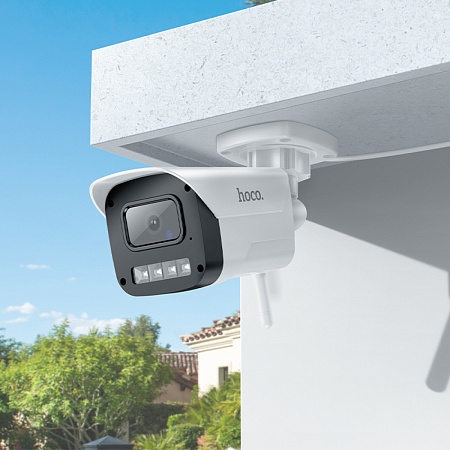 Wi-fi камера D4 HD уличная, Носо, разрешение Full HD 1920*1080, белый