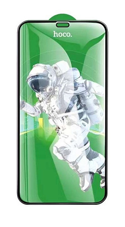 Защитное стекло на iPhone 12 (6.1)/12 Pro (6.1) G16, HOCO, Guardian shield serie, черное