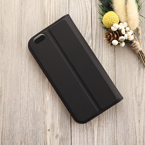 Чехол-книжка для iPhone 6/6S, X-CASE, боковой, черный