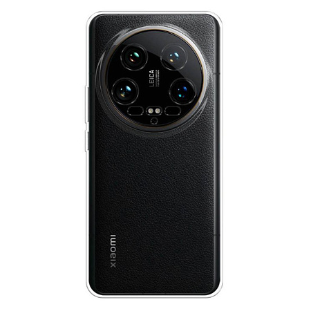 Чехол силиконовый для Xiaomi 14 Ultra, c защитой камеры, X-CASE, прозрачный