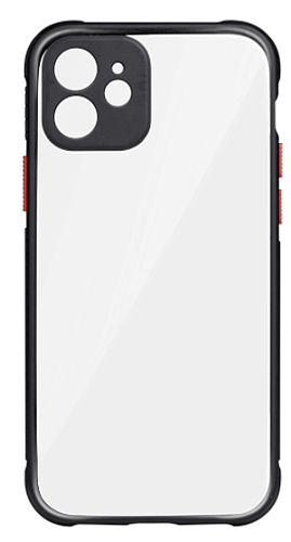 Чехол силиконовый для IPhone 11, Shining series, HOCO, прозрачный с черным