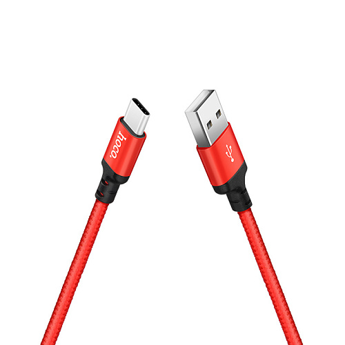 USB Кабель Type-C, HOCO, X14, красный