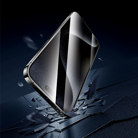 Защитное стекло для iPhone 15/16, A39, HOCO, Engraved 3D HD tempered glass 0.15mm, черное