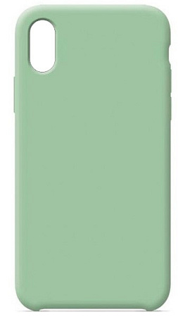 Чехол - накладка для iPhone XR, Silicon Case, светло-зелёный