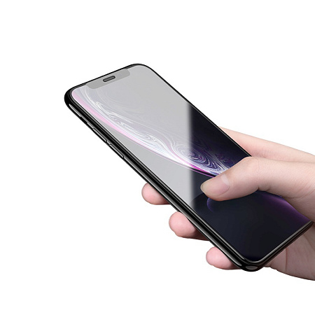 Защитное стекло на iPhone X/XS/11 Pro (G1), HOCO, Flash attach full screen, черное