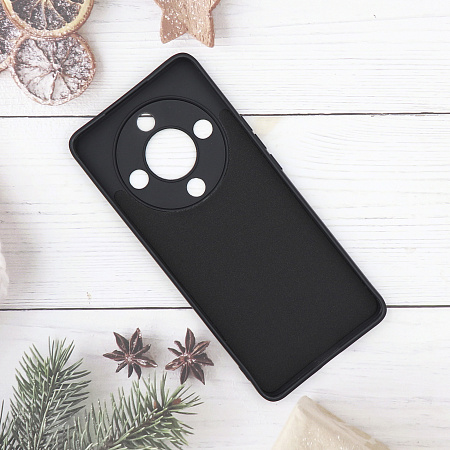 Чехол силиконовый для Honor X9D, с микрофиброй внутри, с защитой камеры, X-CASE, черный