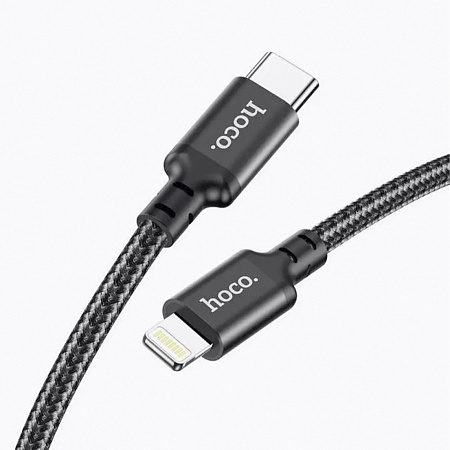 Кабель Lightning to Type-C (PD), HOCO, X14, черный