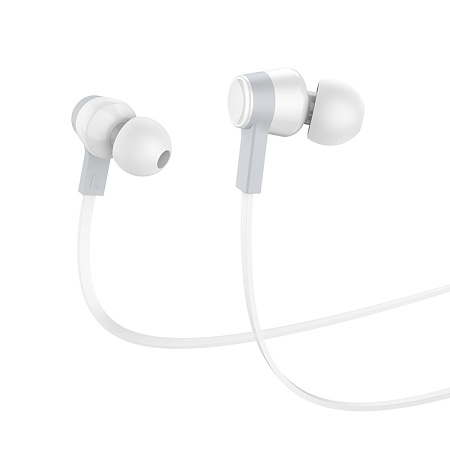 Проводные наушники M86, Type-C, Ocean universal digital earphones, HOCO, вакуумные с микрофоном, белый