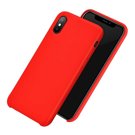 Чехол силиконовый для iPhone XS Max, HOCO, Pure series, красный
