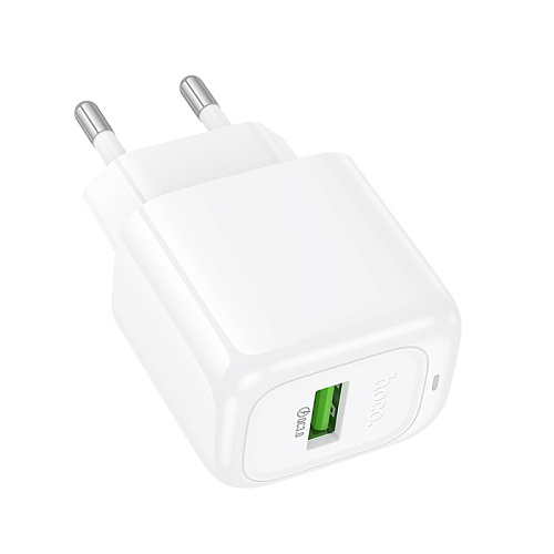 Сетевое зарядное устройство, 1 USB 3.0 QC (CS52A), HOCO, белый