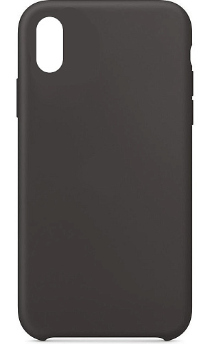 Чехол - накладка для iPhone XR, Silicon Case, угольно-серый