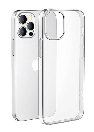 Чехол силиконовый для iPhone 15 Pro Max, Light series TPU, HOCO, прозрачный