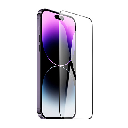 Защитное стекло для iPhone 14 Pro Max, A777, HOCO, HD, черное