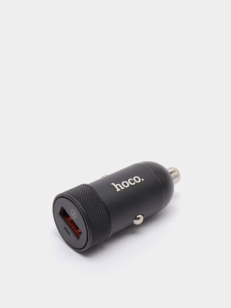 Автомобильное зарядное устройство, 1 USB 18W, QC3.0 (Z32A), HOCO, черный