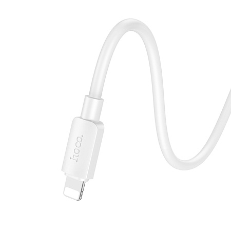 Кабель Lightning to Type-C (PD), HOCO, X96, 1M, силиконовый, белый