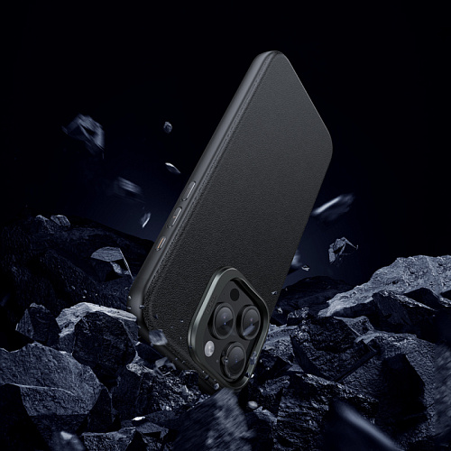 Чехол для iPhone 15 Pro Max, TPU+PU, Магнитный (MagSafe), AS8, HOCO, черный