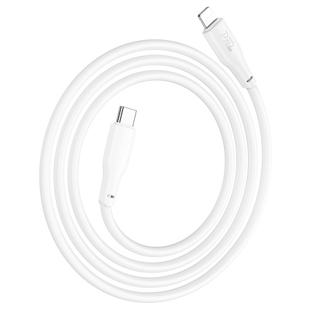 Кабель Lightning to Type-C (PD), HOCO, X93, 1м, 20W, белый