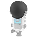 Силиконовый чехол для защиты линзы чехла для дайвинга для Insta360 X5/X4/X3, PULUZ, черный