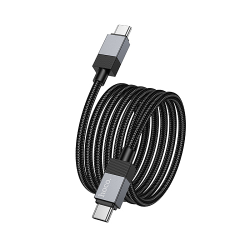 Кабель Type-C на Type-C, HOCO, X110, 1м, 60W, черный