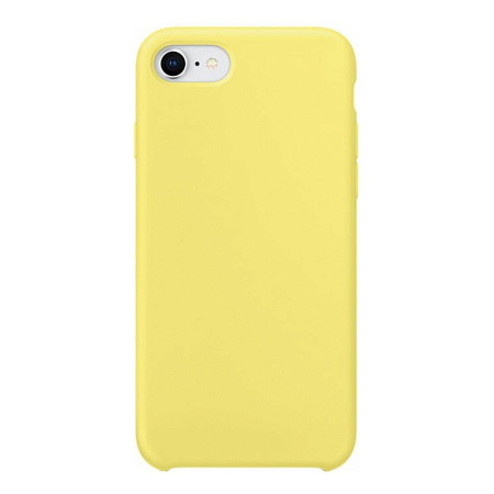 Чехол-накладка для iPhone 7/8/SE (2020), Silicon Case, желтый