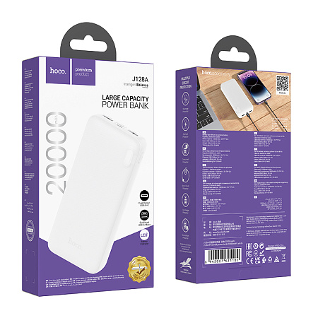  .  20000mAh, J128A, HOCO, : 2 USB (5V/2A), 