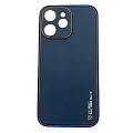 Чехол силиконовый для IPhone 11, Graceful Leather series, HOCO, синий