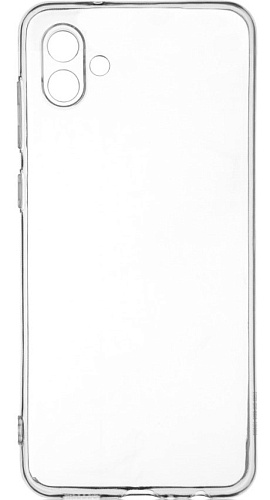 Чехол силиконовый для Samsung Galaxy A04E, с защитой камеры, X-CASE, прозрачный
