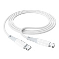 Кабель Type-C на Type-C, HOCO, X70, 1м, 60W, белый