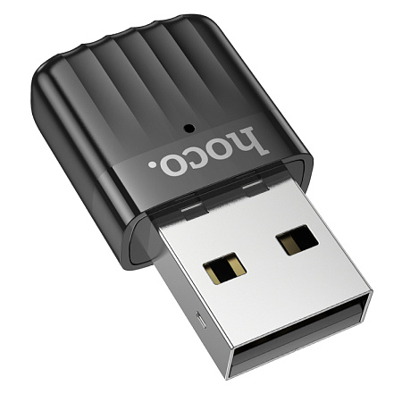 USB адаптер Wi-Fi5 двухдиапазонный (USB2.0 2.4ГГц до 650Мбит/с), HI33, HOCO, черный