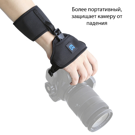 Неопреновый ремешок на запястье для фотоаппарата/зеркальных или цифровых камер, PULUZ, черный