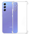 Чехол силиконовый для Samsung Galaxy A14 (4G/5G), усиленные края, с защитой камеры, X-CASE, прозрачный