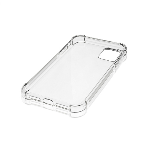 Чехол силиконовый для iPhone 11 Pro (5.8), усиленные края, микс, X-CASE, прозрачный
