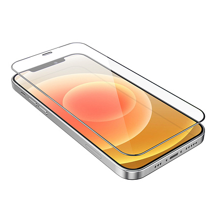 Защитное стекло на iPhone 12 (6.1)/12 Pro (6.1) G777, HOCO, anti-static, черное