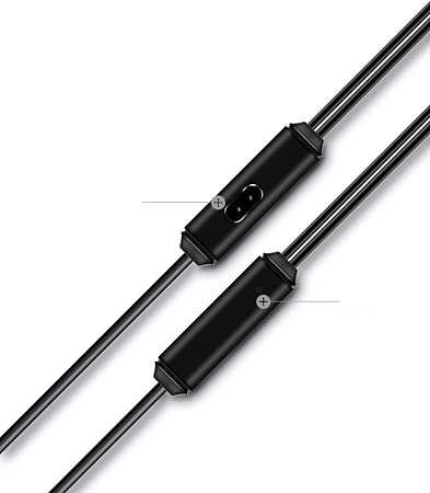 Проводные наушники M14 Universal Earphone, вакуумные с микрофоном, HOCO, черные