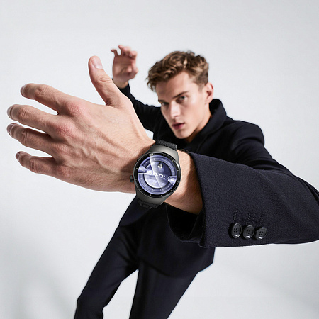 Умные часы Y40 Smart watch Hoco с поддержкой звонков, 2 ремешка в комплекте, черные