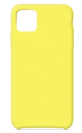 Чехол - накладка для iPhone 12 Pro Max, Silicon Case, желтый