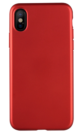 Чехол силиконовый для iPhone X/XS, HOCO, Bode raise series, красный
