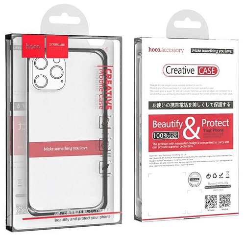 Чехол силиконовый для iPhone 13 mini (5.4), Light series TPU, HOCO, прозрачный