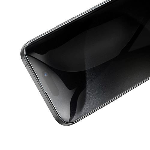 Защитное стекло для iPhone 15 Pro, A777 Plus, HOCO, антишпионское, черное