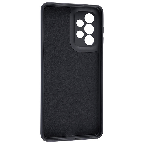 Чехол силиконовый для Samsung Galaxy A33 (5G), good quality, с защитой камеры, X-CASE, черный