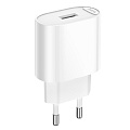 Сетевое зарядное устройство, 1 USB 10.5W (C109A), HOCO, белый