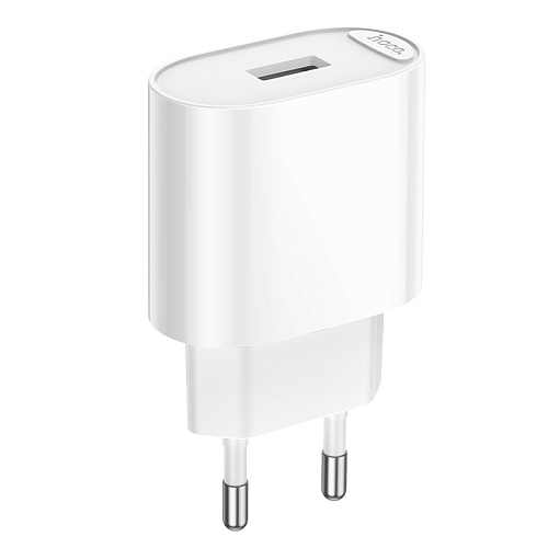 Сетевое зарядное устройство, 1 USB 10.5W (C109A), HOCO, белый