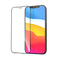 Защитное стекло на iPhone 13 Pro Max (6.7)/14 Plus, G1, HOCO, Flash attach full screen silk screen, черное