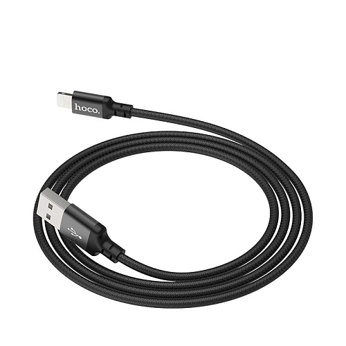 USB дата кабель Lightning, HOCO, X14, 2М, черный