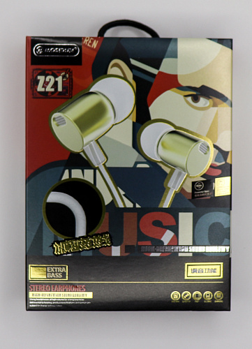 Наушники Mosidun Z21, белые с серебряным