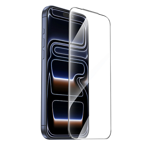 Защитное стекло для iPhone 17 Pro, A777, HOCO, HD, рамка черная